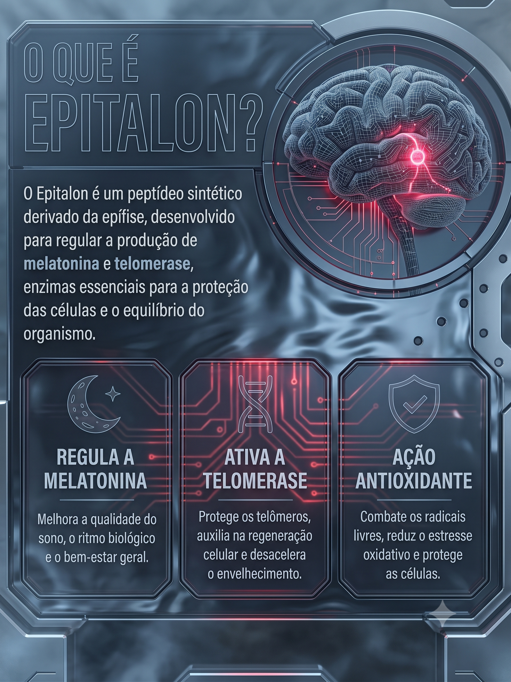 Epitalon e longevidade: entre telômeros, sono e promessas de rejuvenescimento